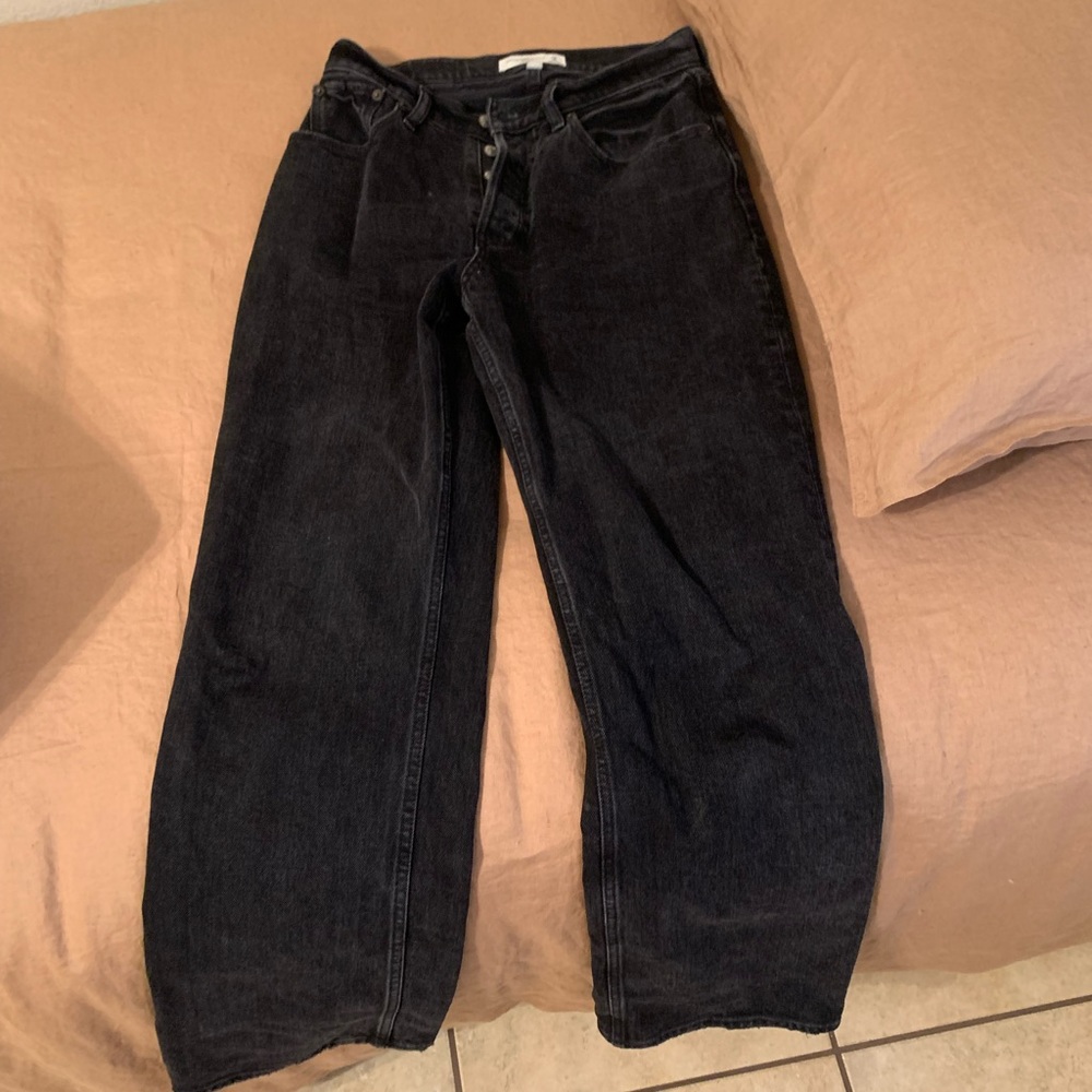 Abercrombie 90s baggy low rise jeans (curve love)